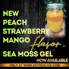 Load image into Gallery viewer, Summer Edition Peach Strawberry Mango Sea moss gel
