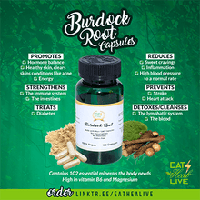 Load image into Gallery viewer, Burdock Capsules