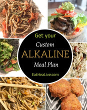 Load image into Gallery viewer, alkkaine meals dr sebi food dr sebi recipes meal plans vegan meal plans diet weightloss vegan food. vegan dinner ideas alkaline tuna alaklaine lunch dinner ideas