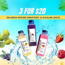 Load image into Gallery viewer, Sea moss infused smoothies and juices