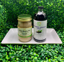 Load image into Gallery viewer, 2 FOR $40 ELDERBERRY IMMUNITY SYRUP & SEA MOSS