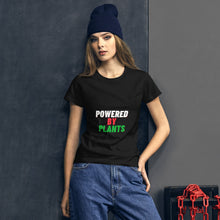 Load image into Gallery viewer, Powered by plants tee