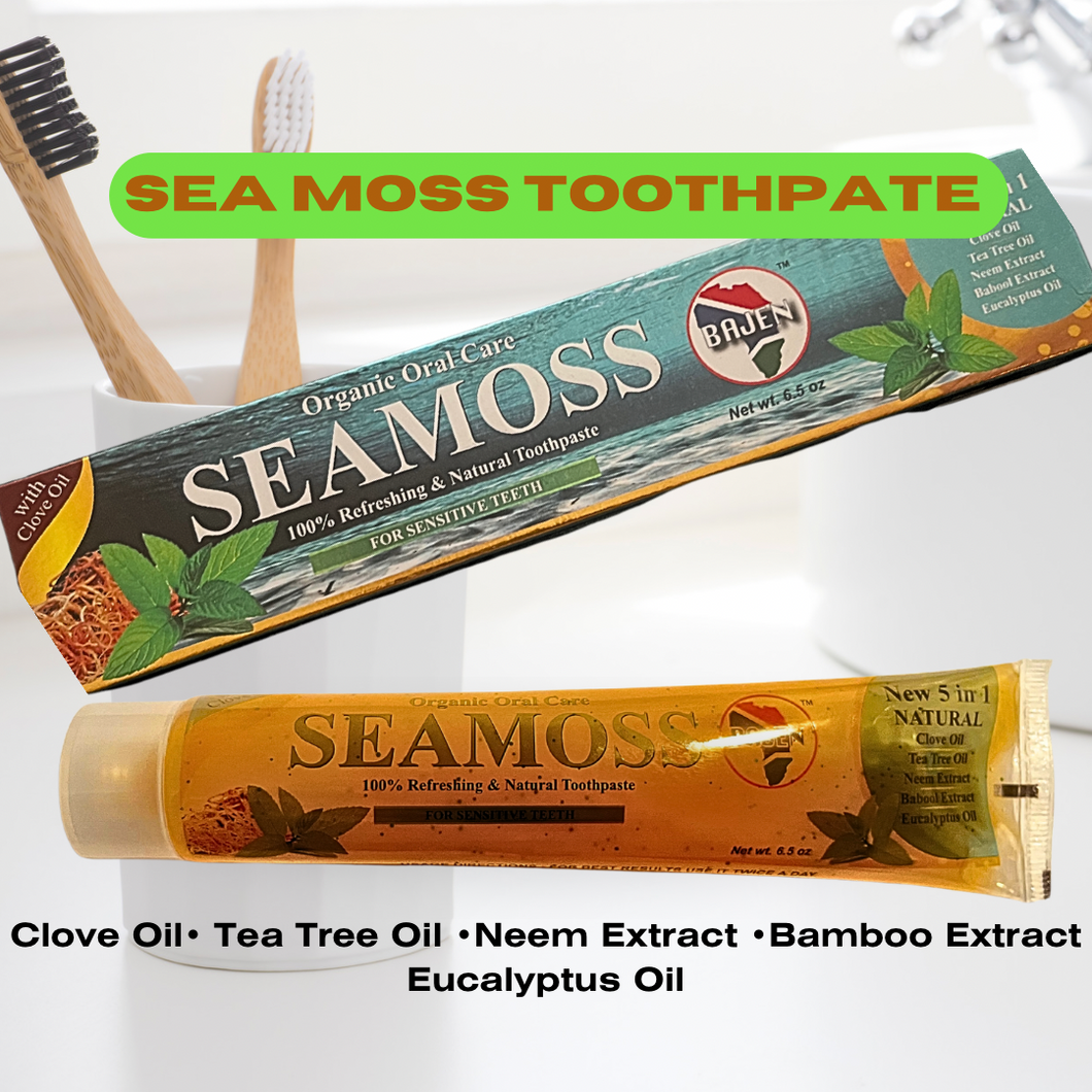 Sea moss moss tooth paste