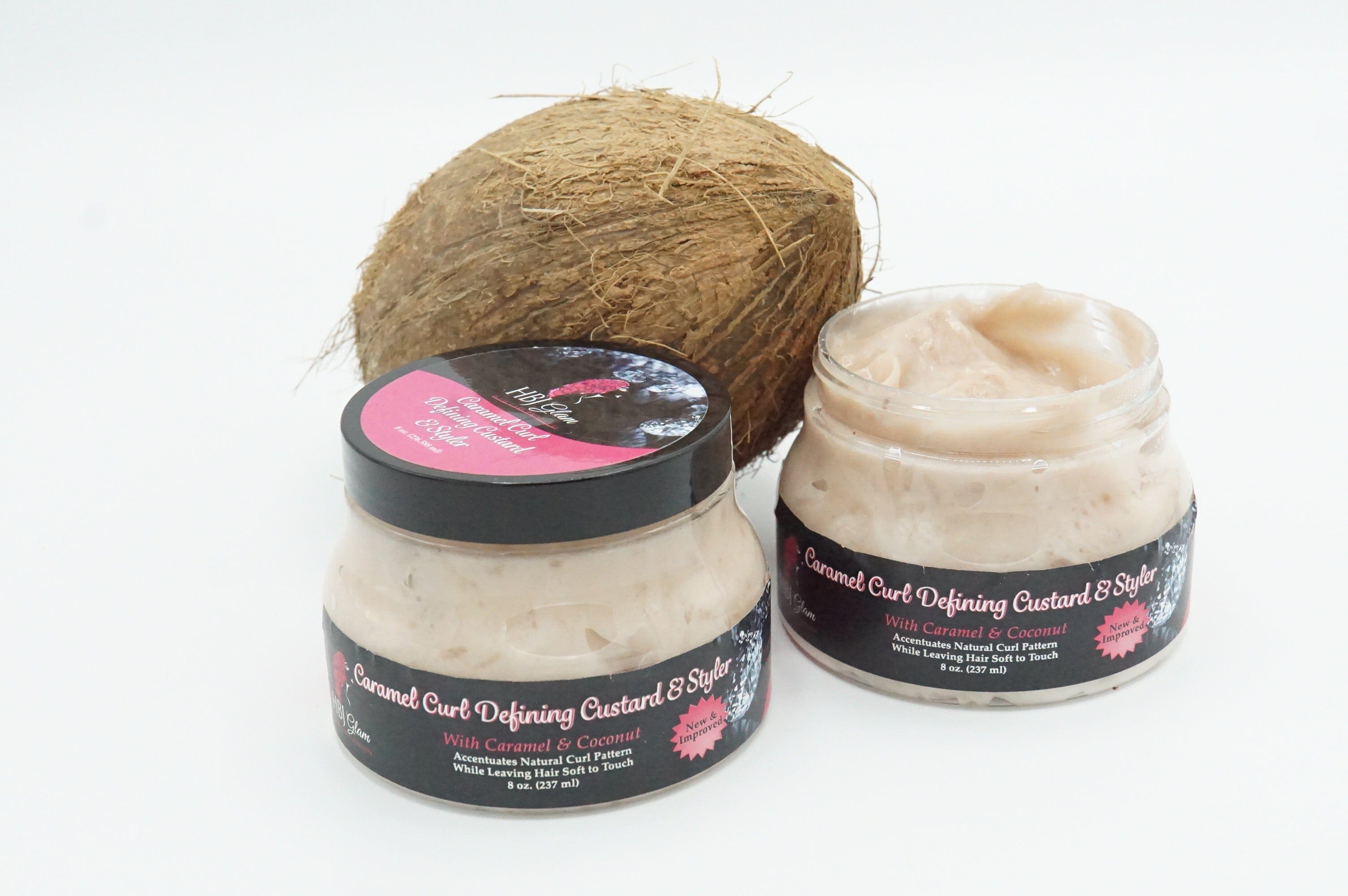 Caramel Curl Defining custard & Styler