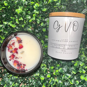 Affirmation candles