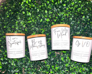Affirmation candles