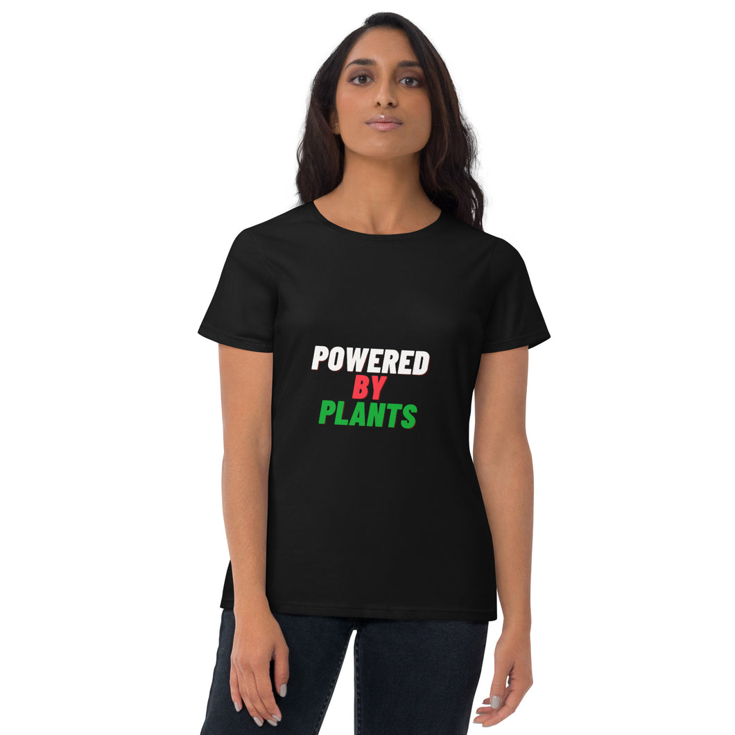 Powered by plants tee